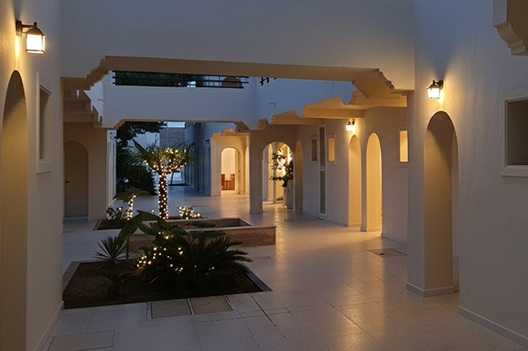 Vue Extérieur Nocturne