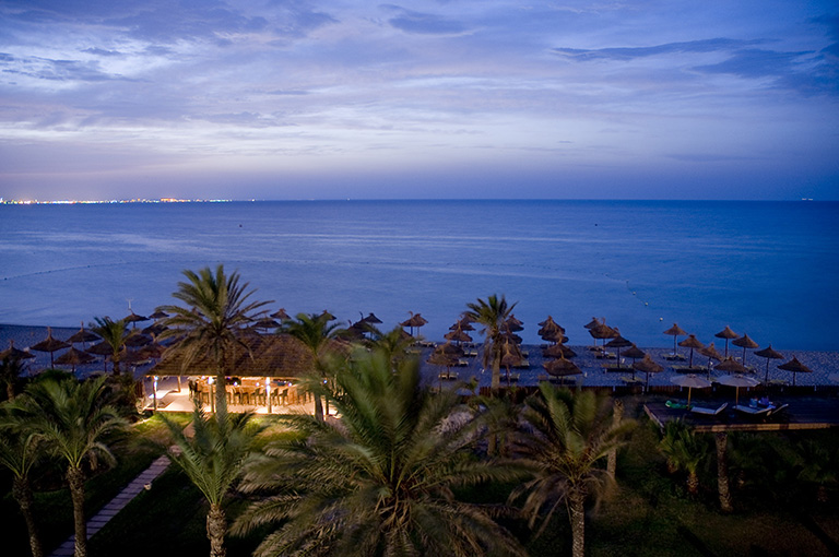 Vue Plage Nocturne